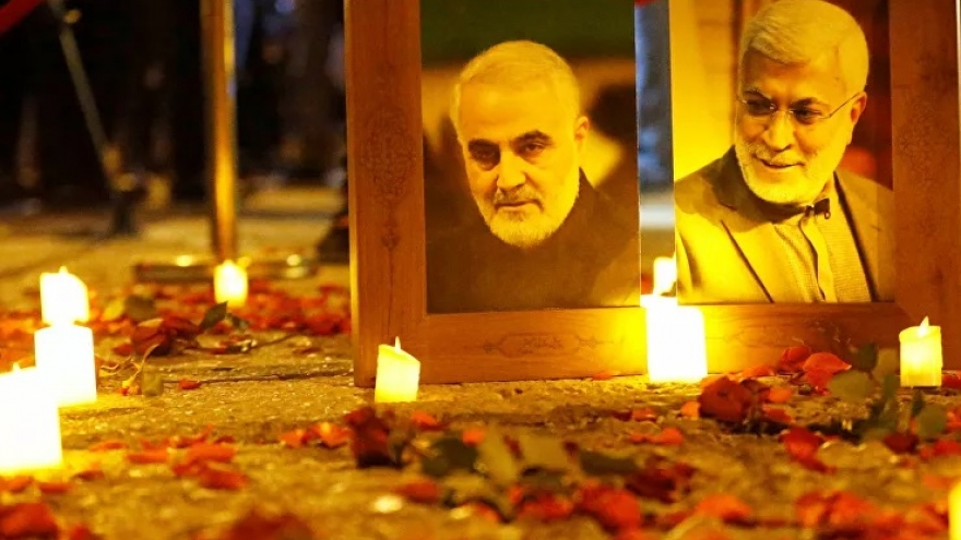 Iran tưởng niệm 1 năm tướng Soleimani bị Mỹ ám sát bằng tên lửa phóng từ UAV